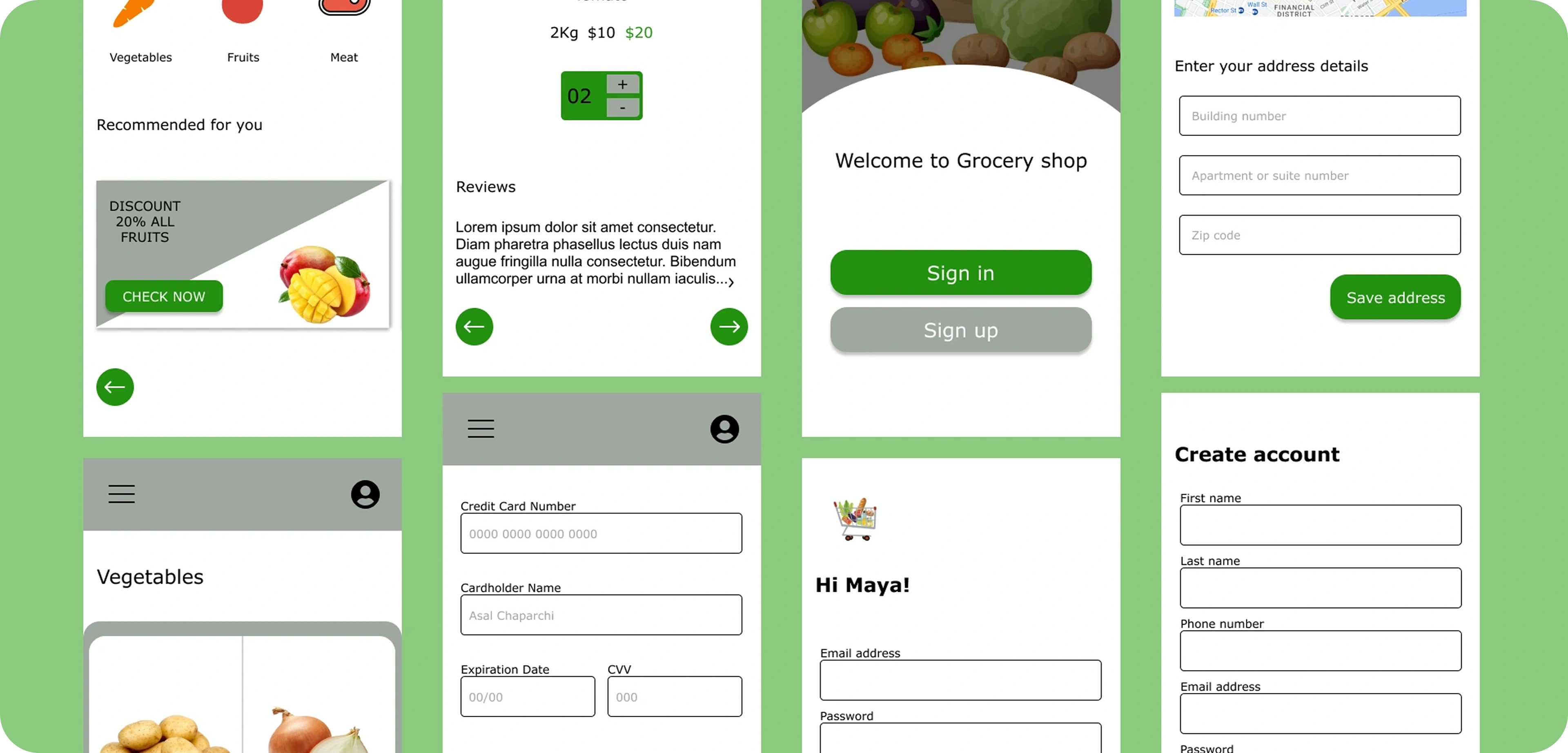 Grocery Shop Web App Cover